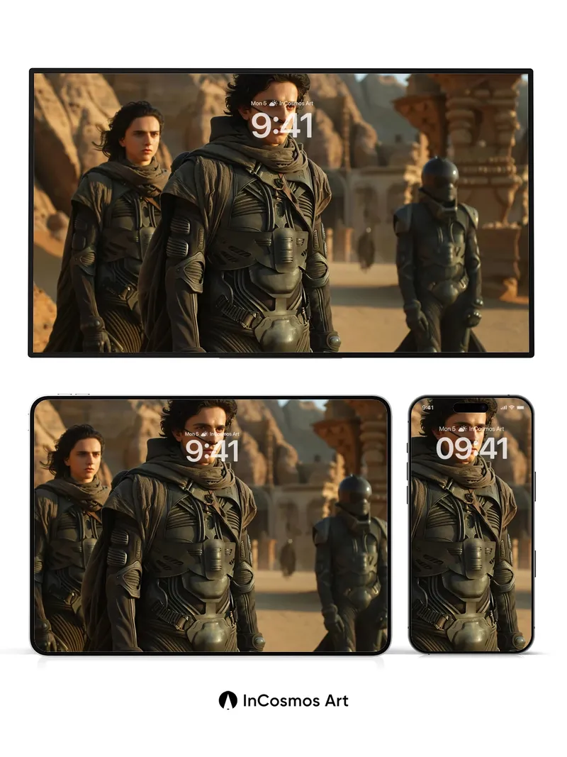 Desert Sovereign Wallpaper with Armor Sheen