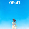 Serenity Horizon Wallpaper with Floating Light wallpaper for iPhone, iPad & Mac
