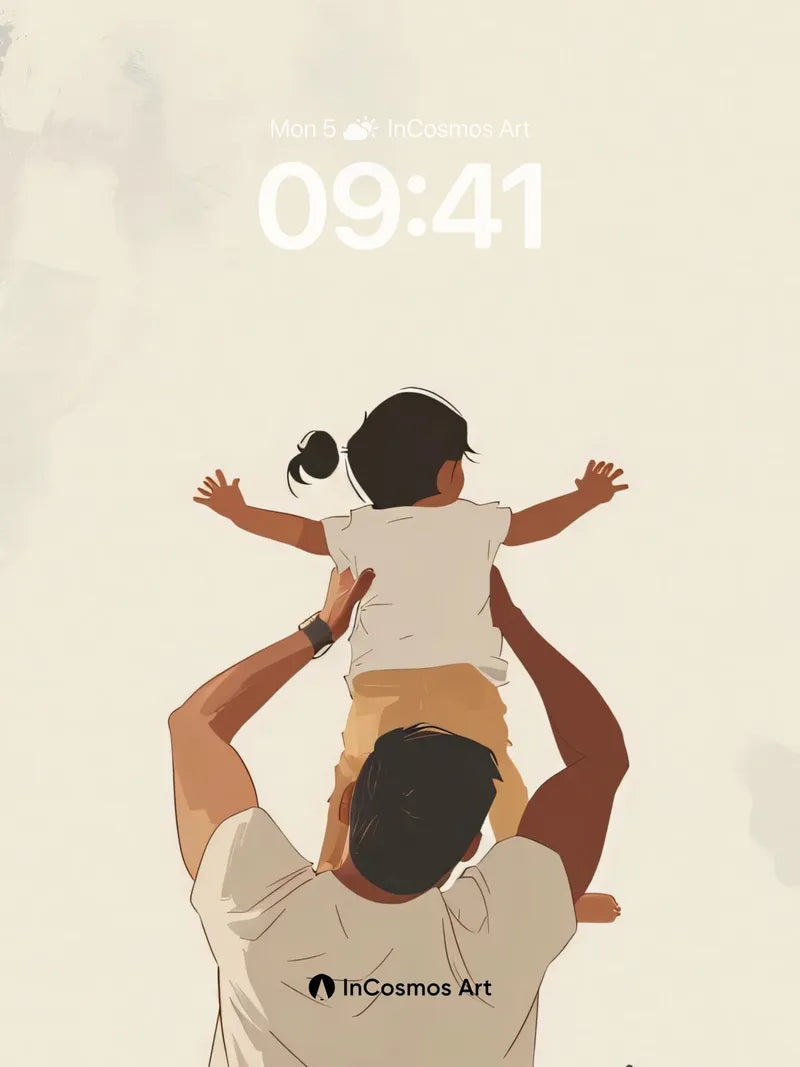 Serenity Lift Wallpaper with Gentle Light