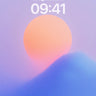 Serene Horizon Wallpaper with Soft Gradient Hues wallpaper for iPhone, iPad & Mac