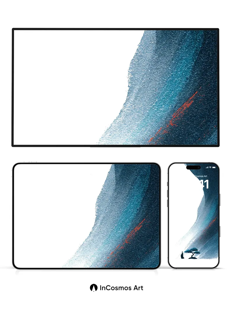 Serenity Curve Wallpaper with Whispering Trees