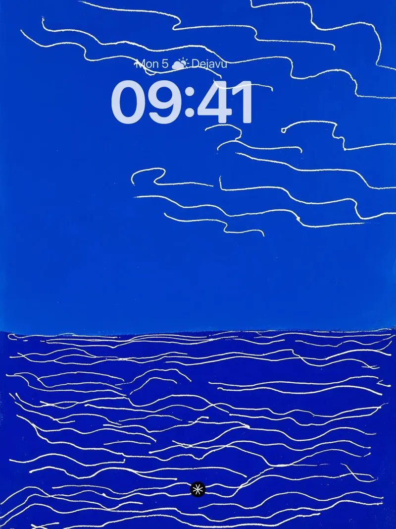 Tranquil Sea Lines Wallpaper Background Abstract Flow wallpaper for iPhone, iPad & Mac