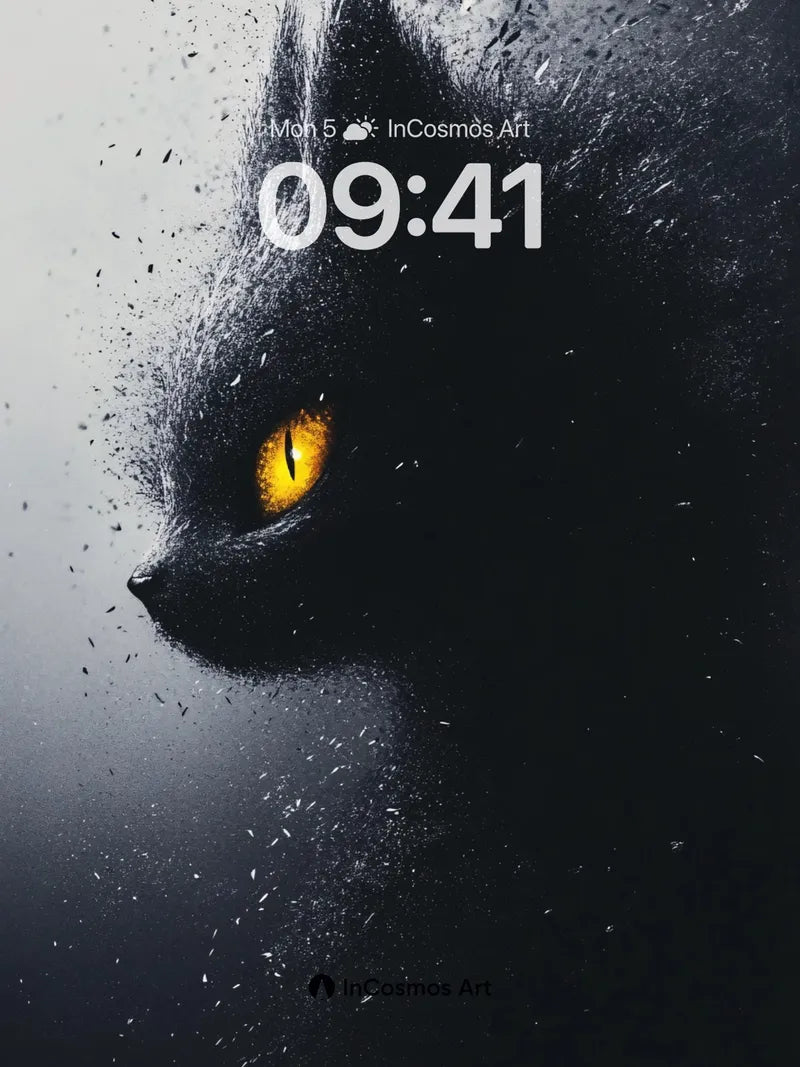 Shadow Pulse Wallpaper with Golden Eye