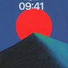 Sunset Gradient Mountain Background wallpaper for iPhone, iPad & Mac