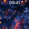 Luminous Bloom Wallpaper with Ember Petals wallpaper for iPhone, iPad & Mac