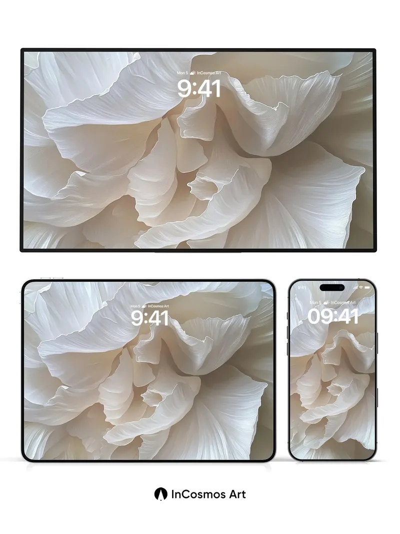 Silken Reverie Wallpaper with Breathable Petals