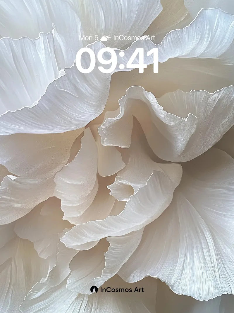 Silken Reverie Wallpaper with Breathable Petals