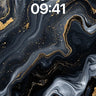 Nocturnal Gold Vein Wallpaper with Liquid Depths wallpaper for iPhone, iPad & Mac