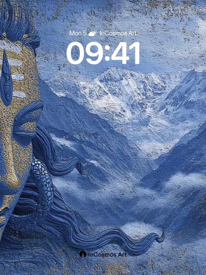 Serenity Carved in Stone Wallpaper with Mountain Breath