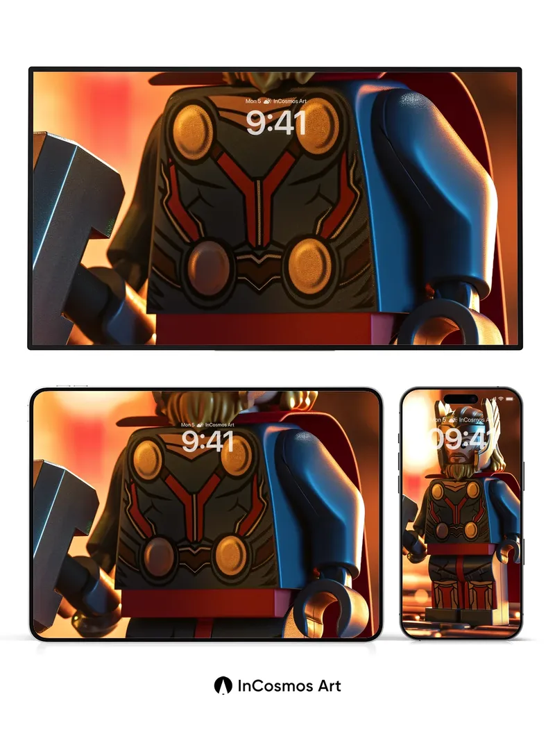 Thunderous Legend Wallpaper with Bricklight Glow