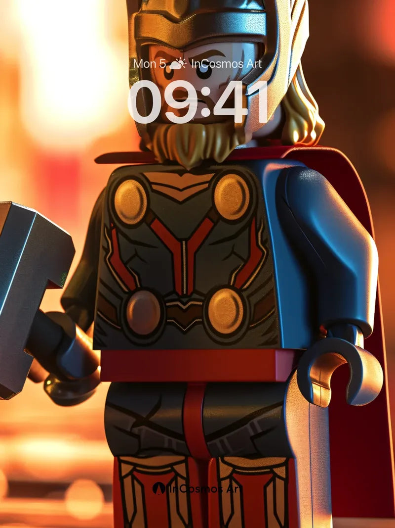 Thunderous Legend Wallpaper with Bricklight Glow