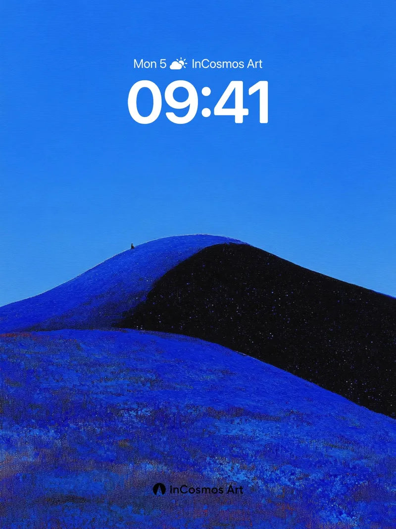 Silent Summit Wallpaper in Midnight Hues