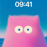 Soft Hush Wallpaper with Fuzzy Eyes wallpaper for iPhone, iPad & Mac