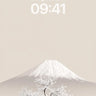 Serenity Snowfall Wallpaper with Cherry Blossom Silence wallpaper for iPhone, iPad & Mac
