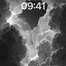 Monochrome Storm Wallpaper with Starry Break wallpaper for iPhone, iPad & Mac