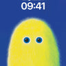 Fuzzy Glow Wallpaper with Electric Eyes wallpaper for iPhone, iPad & Mac