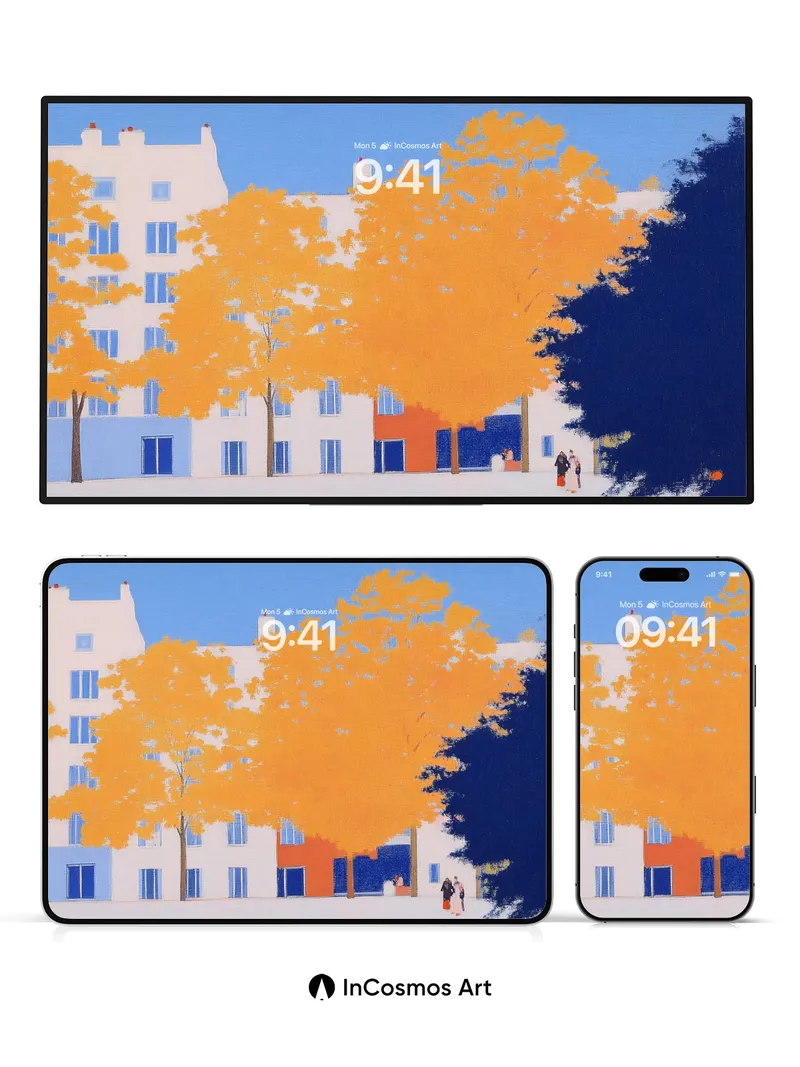 Golden Hush Wallpaper with Autumn Echoes