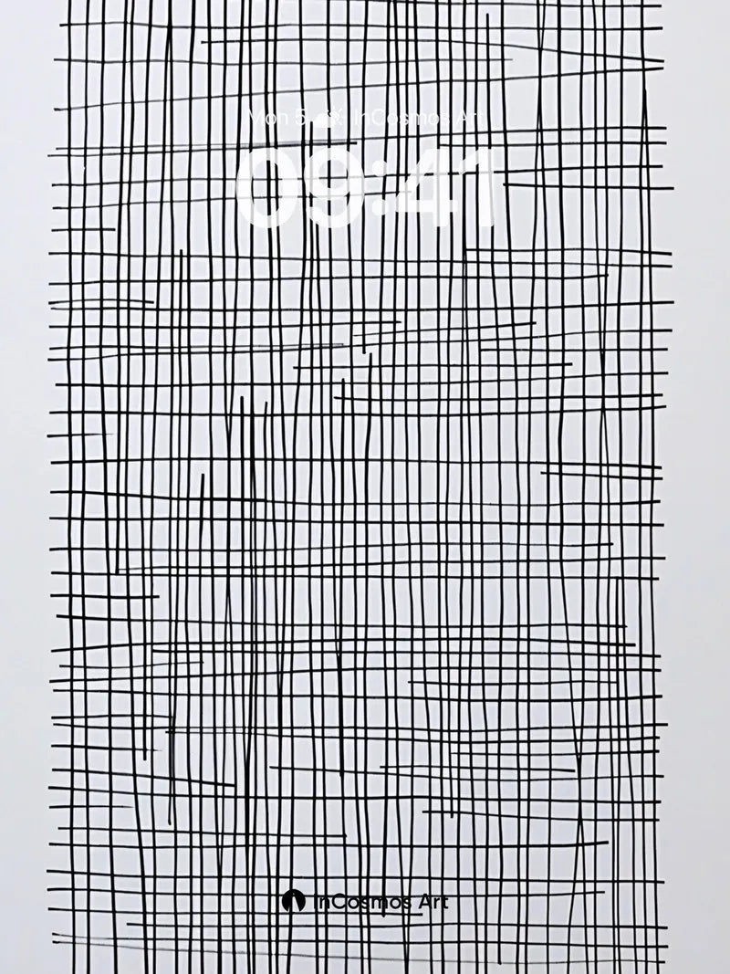 Silent Grid Wallpaper with Whispering Lines