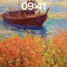 Golden Bloom Wallpaper with Floating Vessel wallpaper for iPhone, iPad & Mac