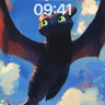 Skyward Flight Wallpaper with Dragon's Gaze wallpaper for iPhone, iPad & Mac