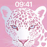 Pink Mirage Wallpaper with Leopard's Gaze wallpaper for iPhone, iPad & Mac