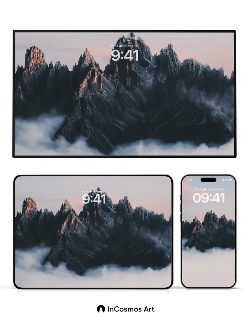 Silent Summit Wallpaper Above the Cloud Sea