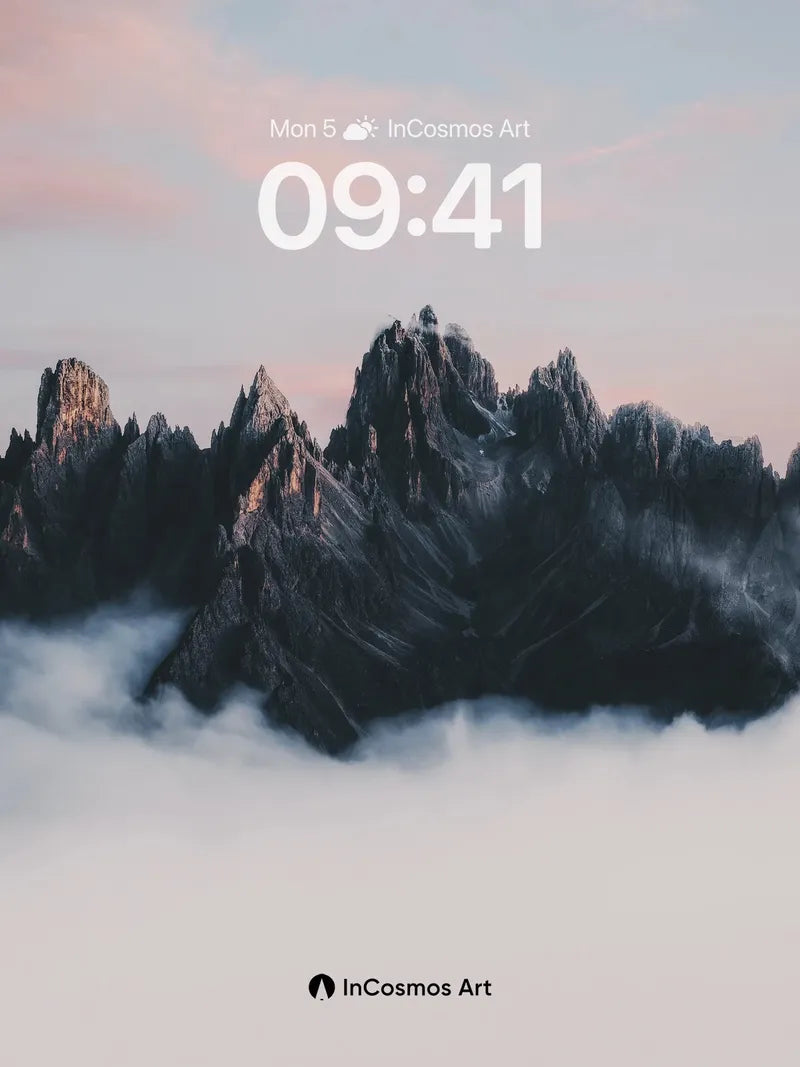 Silent Summit Wallpaper Above the Cloud Sea