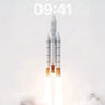 Ascendant Flame Wallpaper with Celestial Lift wallpaper for iPhone, iPad & Mac