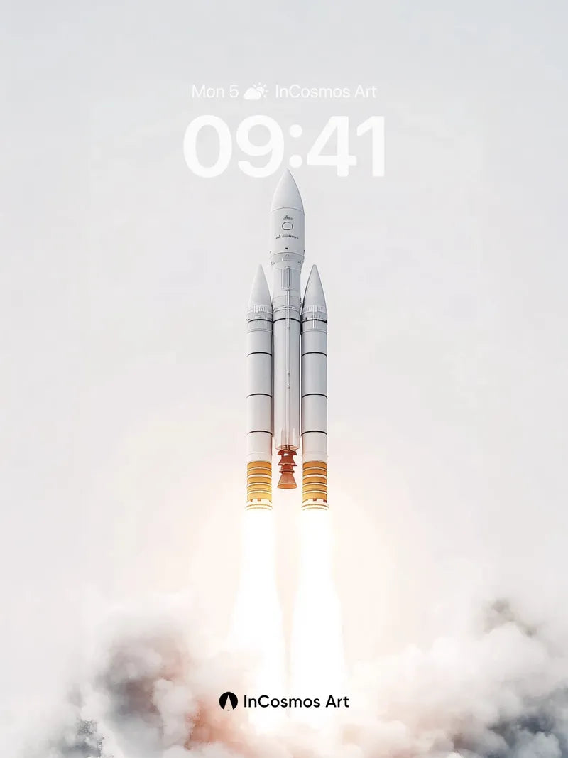 Ascendant Flame Wallpaper with Celestial Lift