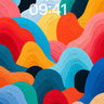 Vibrant Waves Wallpaper wallpaper for iPhone, iPad & Mac