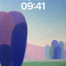 Serenity Bloom Wallpaper with Whispering Trees wallpaper for iPhone, iPad & Mac