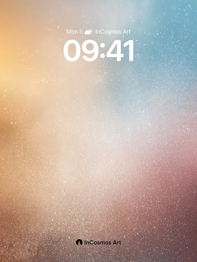 Cosmic Dust Wallpaper with Ethereal Hues