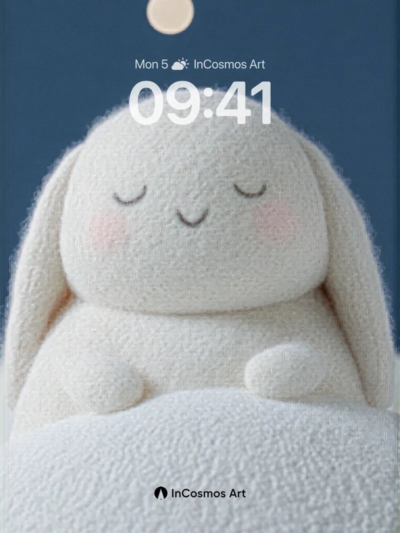 Serenity Bunny Wallpaper with Moonlit Hush