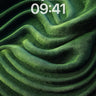 Emerald Wave Wallpaper with Velvet Depth wallpaper for iPhone, iPad & Mac