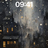 Moonlit Whispers Wallpaper with Falling Light wallpaper for iPhone, iPad & Mac