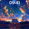Stellar Reflection Wallpaper with Celestial Gates wallpaper for iPhone, iPad & Mac