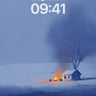 Frostbound Ember Wallpaper with Whispering Smoke wallpaper for iPhone, iPad & Mac