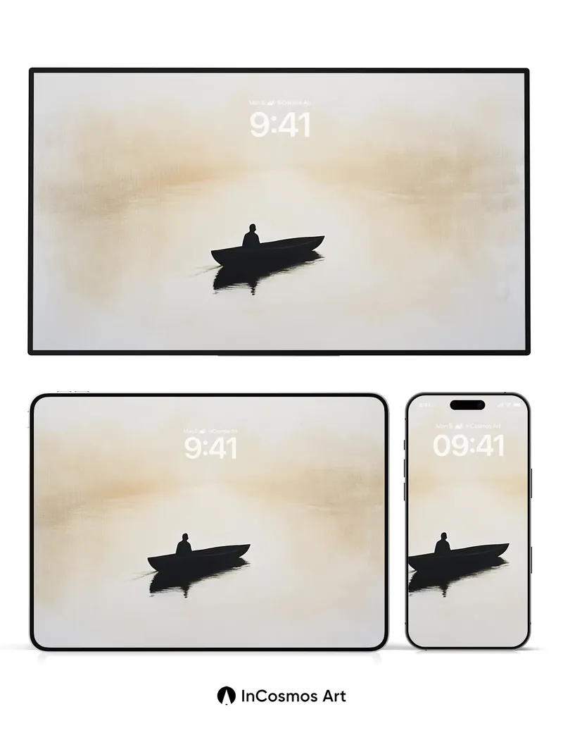 Serenity Drift Wallpaper with Mist Veil