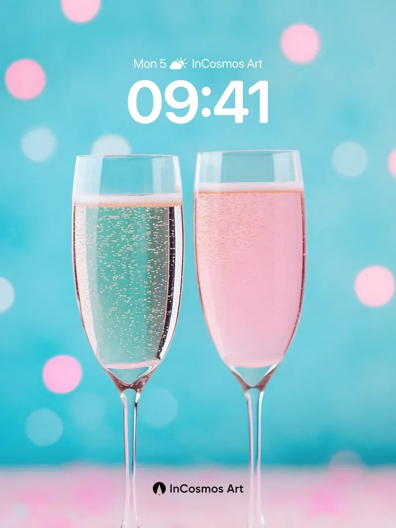 Bubbly Reverie Wallpaper with Sparkling Hues