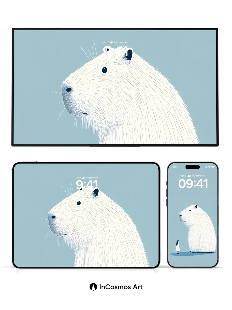 Serenity of Scale Wallpaper with Gentle Giant