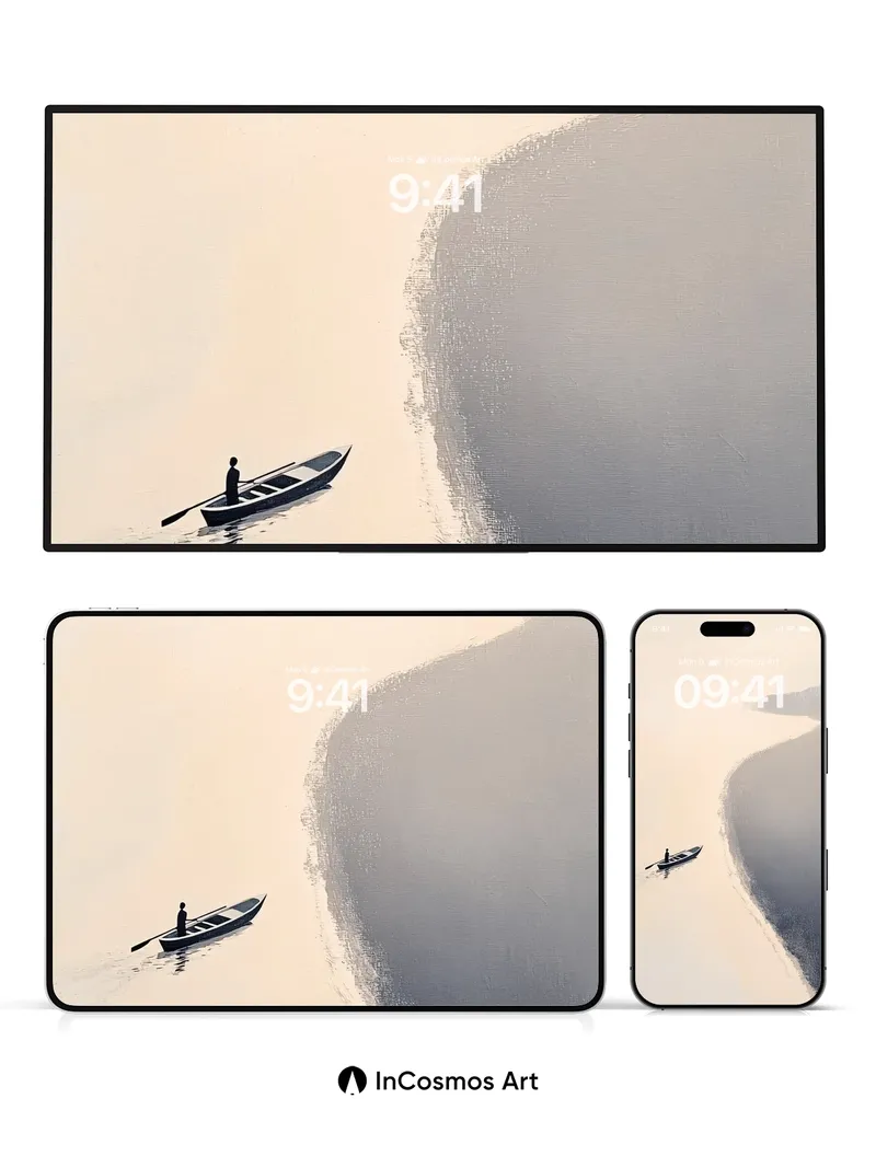 Serenity Drift Wallpaper with Mist Veil