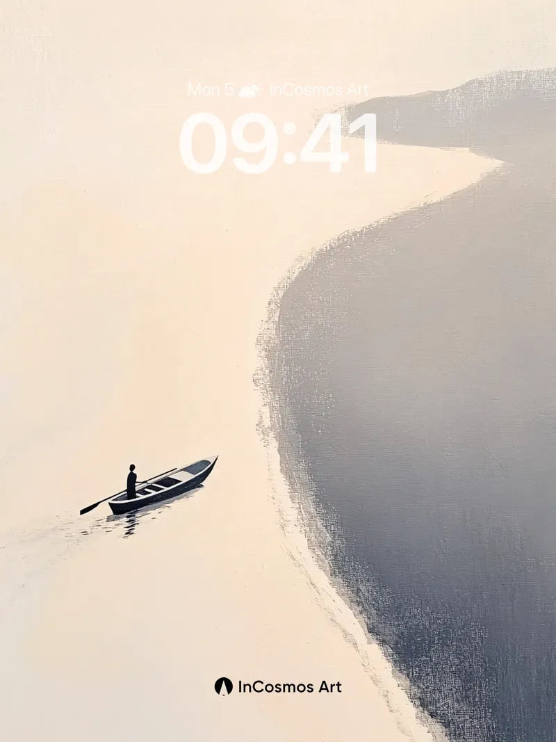 Serenity Drift Wallpaper with Mist Veil