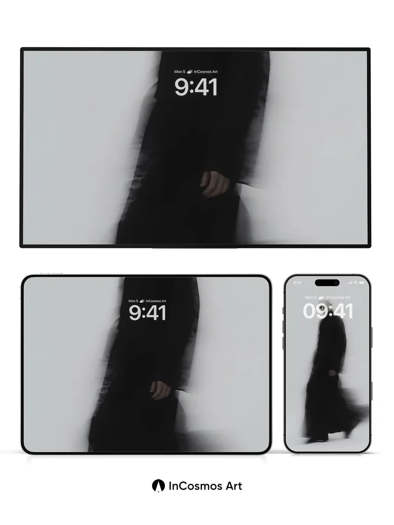 Silent Drift Wallpaper with Motion Blur