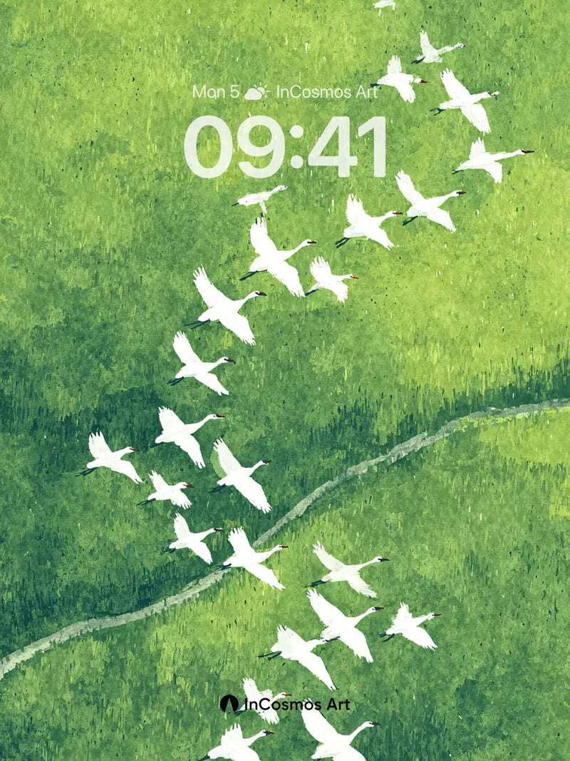 Serenity Flight Wallpaper with Emerald Canopy wallpaper for iPhone, iPad & Mac