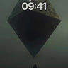 Mystic Void Wallpaper with Floating Pyramid wallpaper for iPhone, iPad & Mac