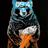 Midnight Bear Wallpaper with Glowing Fish wallpaper for iPhone, iPad & Mac