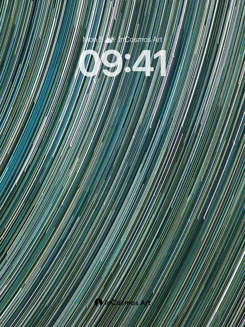 Whispering Starlight Wallpaper with Celestial Trails