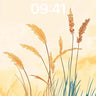 Golden Hush Wallpaper with Whispering Grass wallpaper for iPhone, iPad & Mac