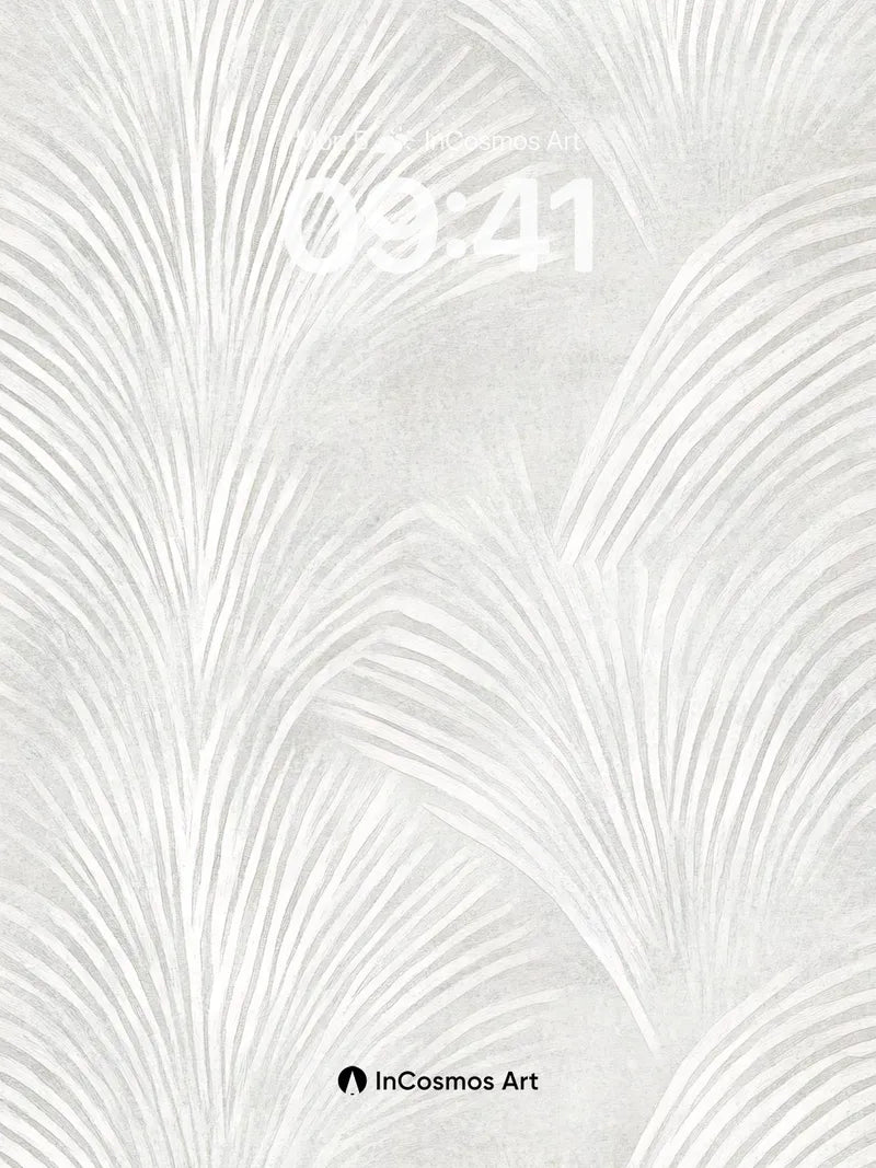 Silken Fan Wallpaper with Whispering Lines