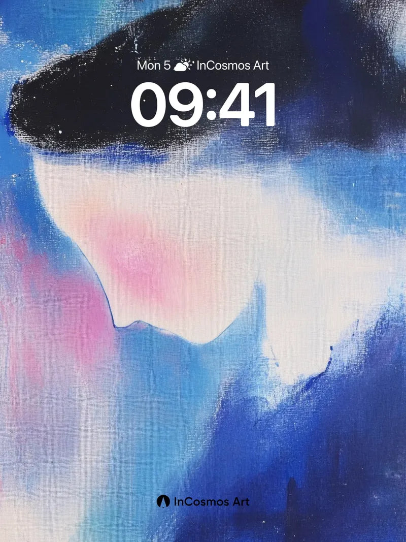 Whispering Clouds Wallpaper with Ethereal Edges